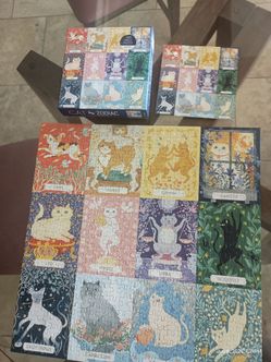 Galison Cat Zodiac 500 Piece Puzzle