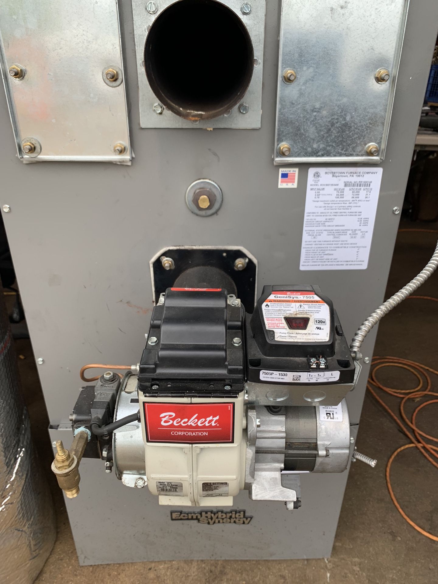 Oil Fired Furnace