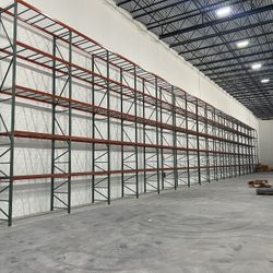 42”x25’ Teardrop Pallet Racking Warehouse Pallet Racks Forklifts Ladders Dock Plates 