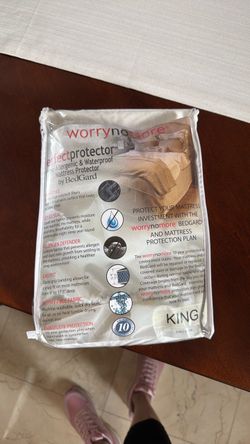 New Mattress protector for king-size bed
