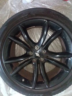 4 rims with tires