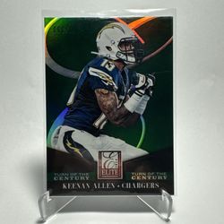 2014 Panini Elite Turn of the Century #78 Keenan Allen  Serial # /199 Los Angeles Chargers second year