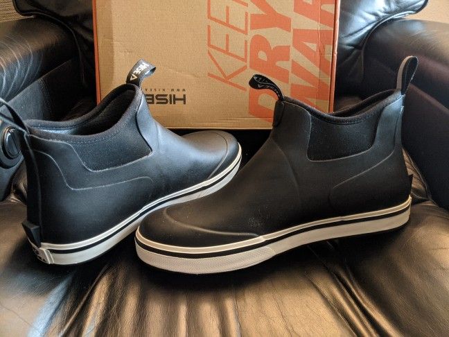 New Stylish Rubber Boots, True US Size 13 Or Maybe 12 If wide