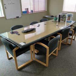 Conference Room Table And Chairs 
