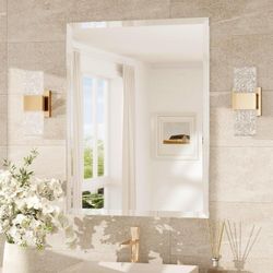 


*BRAND NEW* 24x32 Beveled Mirror Shatterproof Bathroom Hallway Vanity Living Room
*SELLS FOR $110*