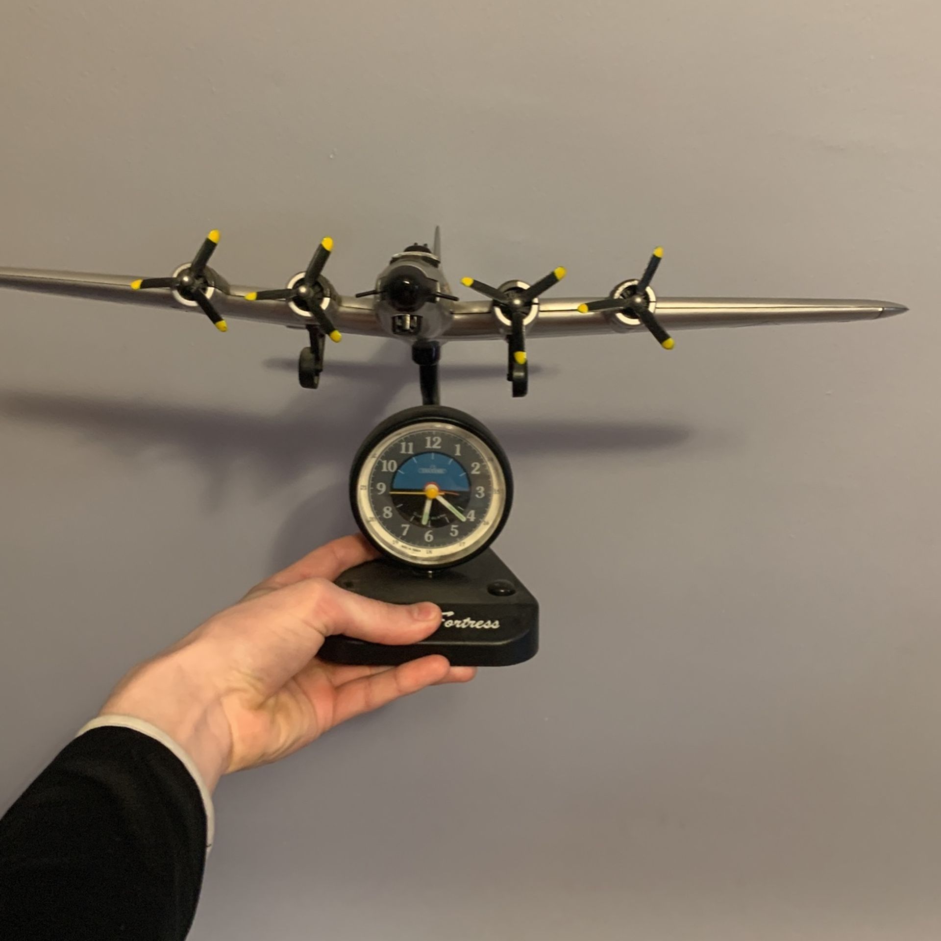 Flying Fortress Alarm Clock