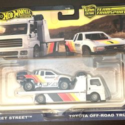 Hot Wheels Team Transport Toyota Off-Road Truck & Fleet Street 