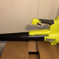 RYOBI ONE+ 18V 100 MPH 350 CFM Cordless Battery Variable-Speed Jet Fan Leaf Blower (Tool Only)