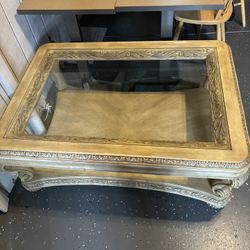 Schnadig Glass Coffee Table 