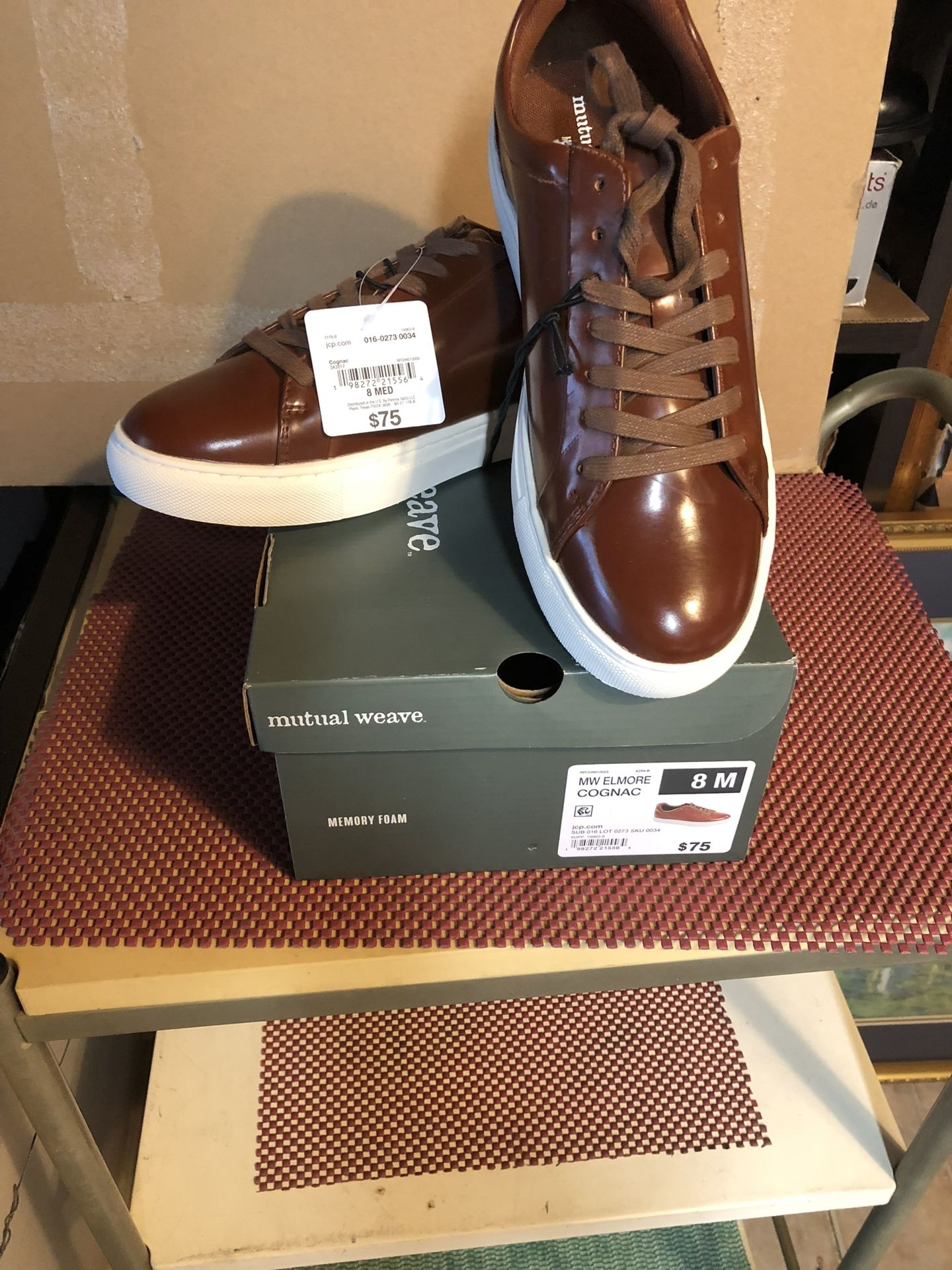 Mutual Weave Men’s Leather Shoes
