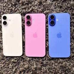 Like New Unlocked Apple 🍎 iPhone 16 (Pink or Blue) 128GB