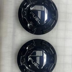 Fuel M-447 4.125” Gloss Black Center Caps