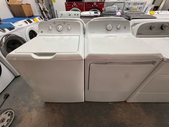 GE Agitator Washer & Dryer Set