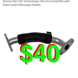 667-581 Turbocharger Oil Line Compatible with Select Audi/Volkswagen Models