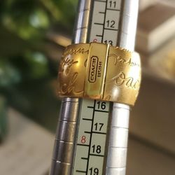 Wide Band Coach Ring