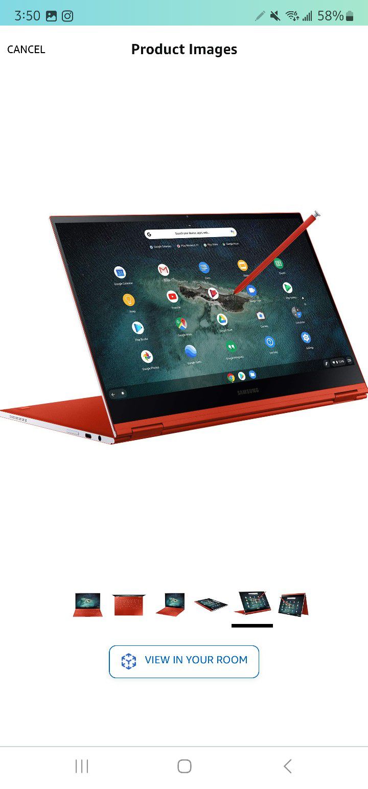 Samsung Galaxy Chromebook Laptop 13.3 4k I5