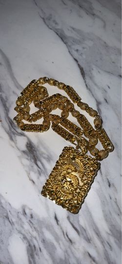 999 plated chain and pendant
