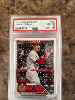 2023 Topps Holiday Shohei Ohtani #H17 PSA 10
