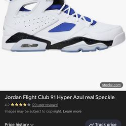 Jordan Flight Club 91 Mens Sneakers 10.5