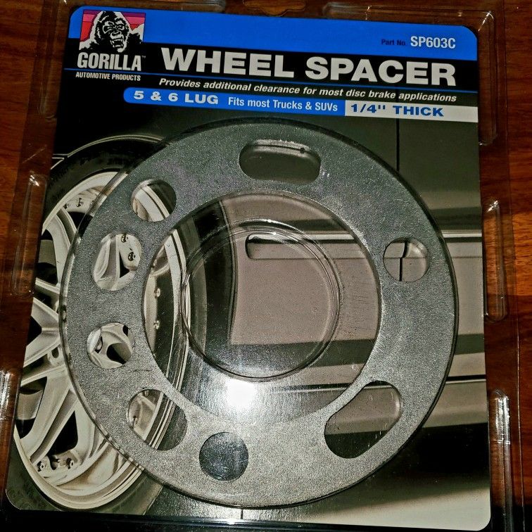 Wheel Spacers 1/4 Inch Steel