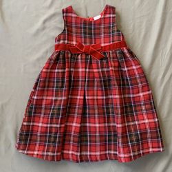Toddler Girls Sz 24 Months Plaid Dress