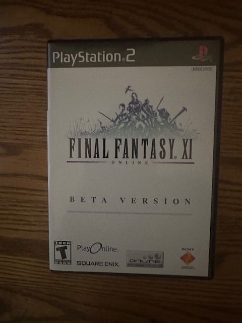 -Rare Final Fantasy Online PS2 Beta Version- 