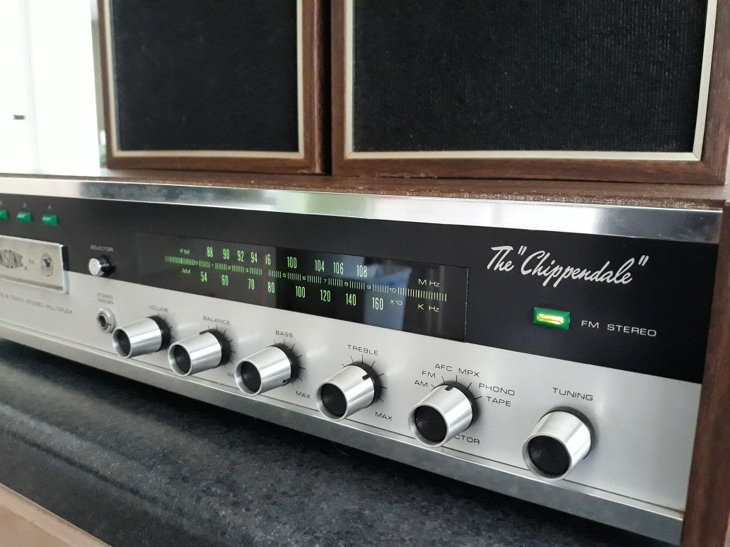 Unisonic MX-8888 Stereo Receiver 8-Track w Phono Input