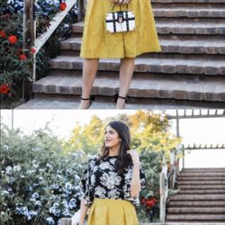 Who What Wear Yellow Skirt