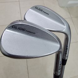 Ping Glide Forged Wedge Set 54*-10 & 60*-8 True Temper Steel Stiff Flex Right Handed