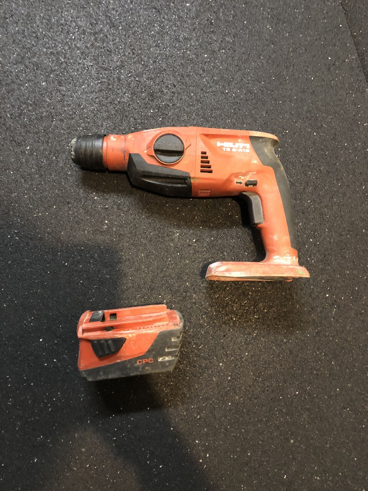 Hilti roto hammer and battery (No charger)