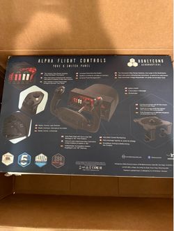 Brand new Honeycomb yoke with custom throttle quadrant