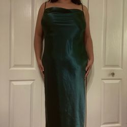 Long Emerald Green Dress