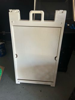 Double sided A-frame sign