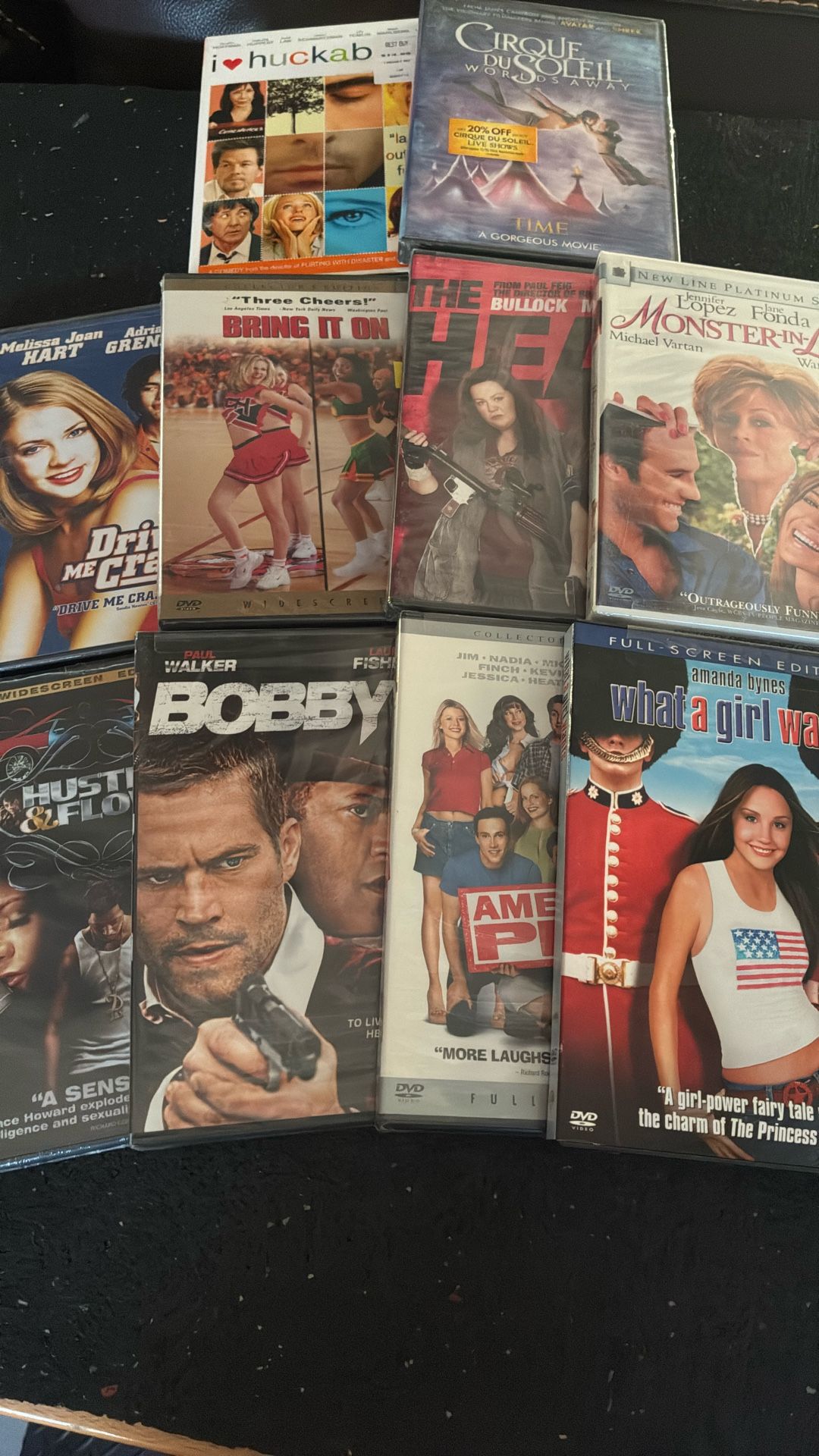 (10) Factory Sealed Dvds
