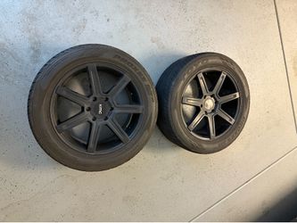 20 inch wheels & tires.