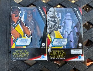Hasbro Star Wars Galaxy of Adventures Chewbacca & Jet Trooper Figures 2019