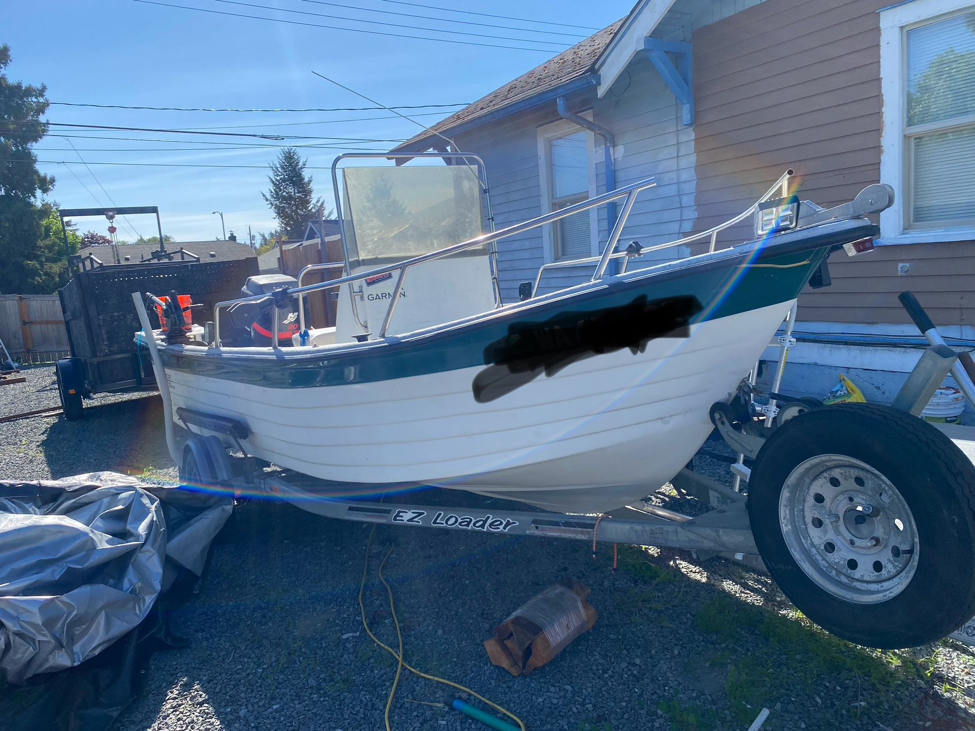 1994 with 2000 outboard Trueline Center console