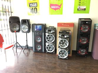 Karaoke Bluetooth speaker with tablet & WiFi