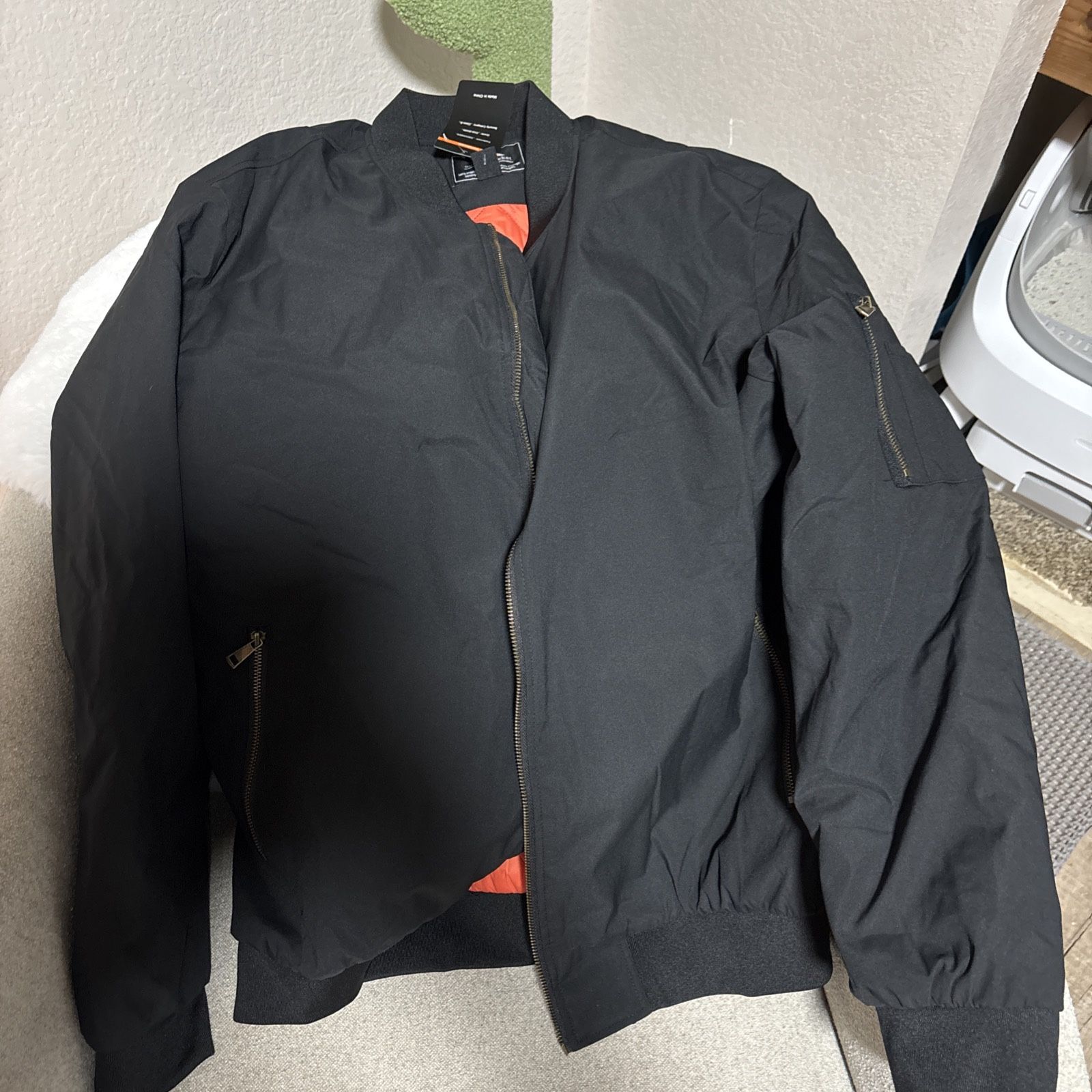 Men's Premium Letterman Bomber Jacket Pilot Jacket Warm Padded Casual Work Coats