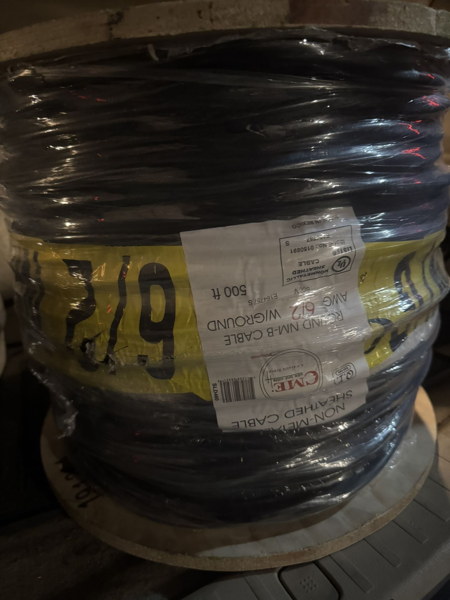 Wire 4/3. 125ft. 8/3 .125ft  . 6/2. 500ft Wire 6. 500ft