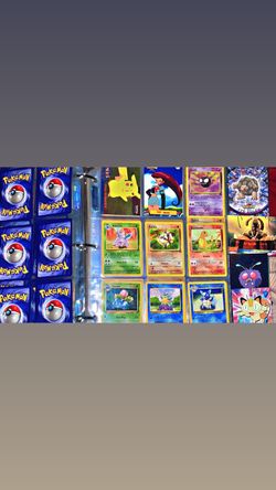 Pokémon binder 1999 golden charzard n pickachu