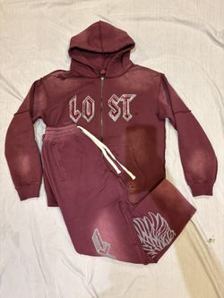 LOST INTRICACY Rhinestone Zip Up