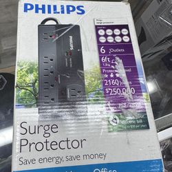 Philips Surge Protector New