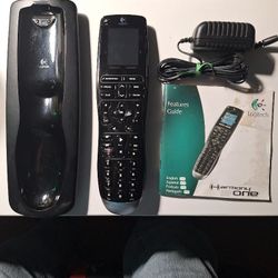 Logitech Harmony One Remote w/charger Base & Manual