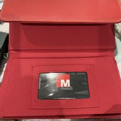 Mundi Red Large Wallet