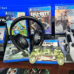 Ps4 With Headset And Xtras