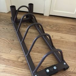 Marcy Weight And Bar Rack W/wheels 