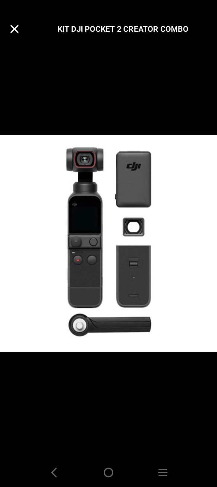 DJI Pocket 2 Creator Kit – With Tripod, Handle, Joystick – Brand New, No Box