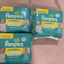 newborn pamper diapers 