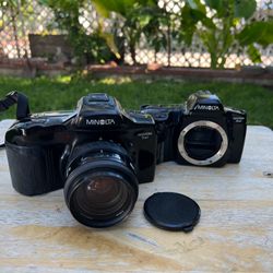 Minolta Maxxum 7xi and 3xi 35mm Film Camera